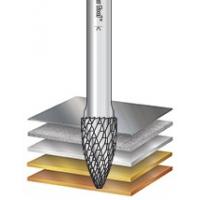 SG Burrs Solid Carbide Head Brazed into Steel Shank Pointed Tree Shape Double Cut Burr Bits