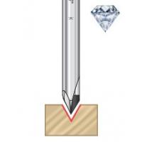 Diamond Tipped (PCD) CNC V-Engraving-Chamfering Router Bits