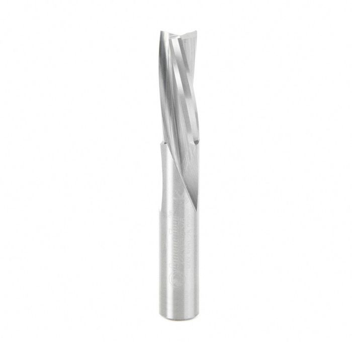 Amana tool 46431 Solid Carbide Slow Spiral 3/8 Dia x 1 Cut Height x 3/8 Shank x 3 Inch Long Down-Cut 3-Flute Router Bit