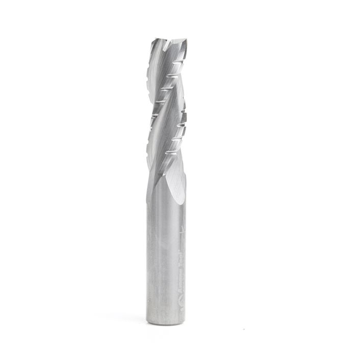 Amana tool 46134 CNC SC Finisher Spiral 3 Flute 1/2 D x 1-5/8 CH x 1/2 SHK x 3-1/2 Inch Long Up-Cut Router Bit with Chipbreaker