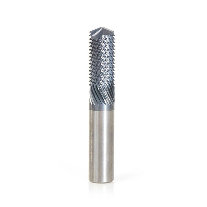 Amana tool 48058-D High Performance Dril End 1/2 D x 1-1/8 CH x 1/2 SHK x 3 Inch Long SC Fiberglass and Composite Cutting AlTiN Coated Router Bit