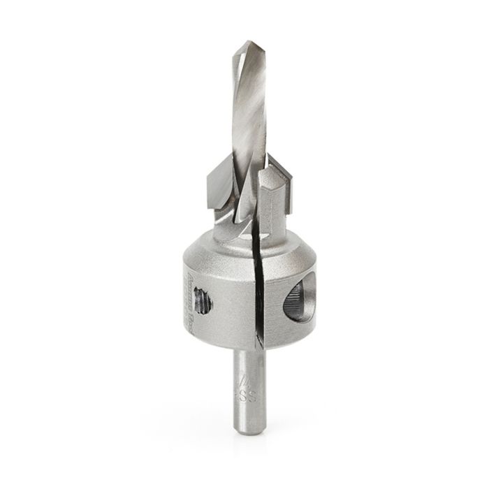Amana tool 20202 Di-Count Adjustable Countersink for DrilS 1/4 - 13/32 SHK, For Wood Screws #2 - #18