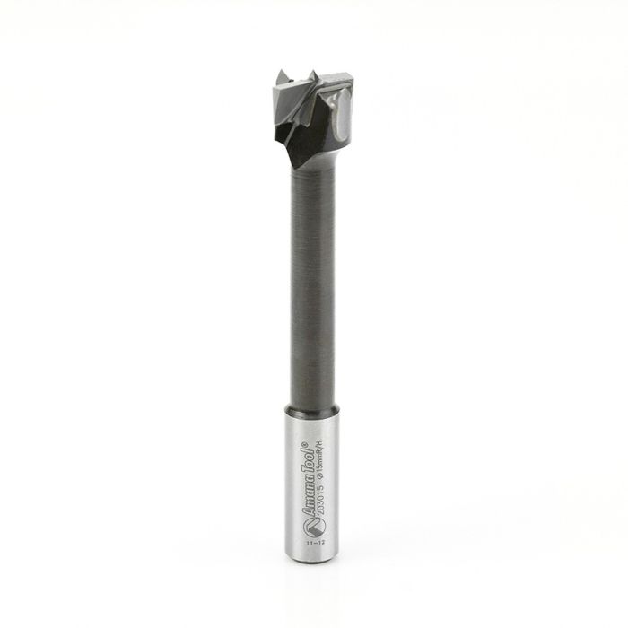 Amana tool 203015 Carbide Tipped Hinge Boring Bit 15mm D x 90mm Long x 10mm SHK