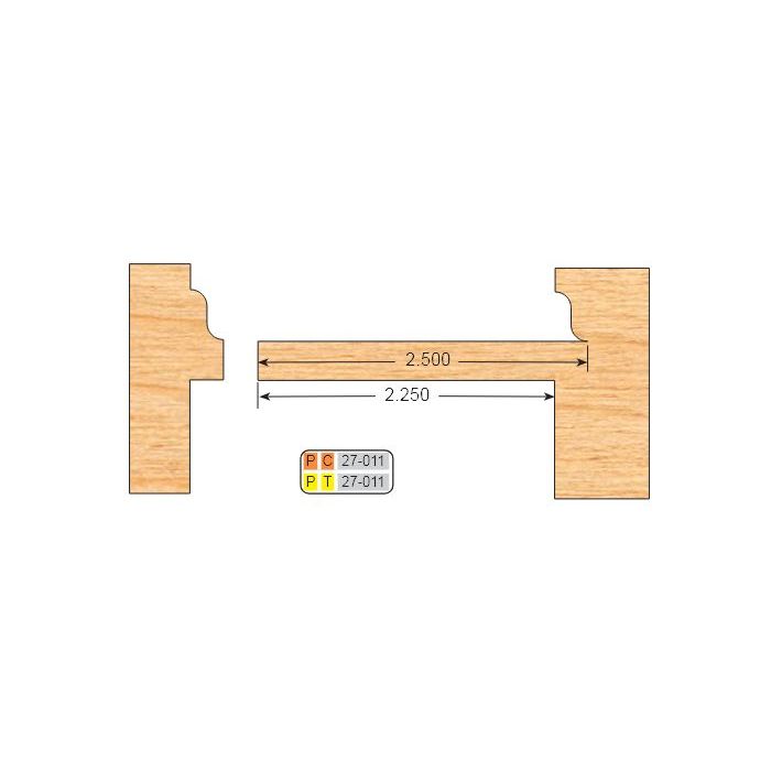 Freeborn PC-27-011 Window Sash Cutter Set for Mortise and Tenon
