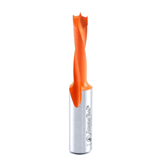 Amana tool 301006 Carbide Tipped Brad Point Boring Bit L/H 6mm D x 57mm Long x 10mm SHK