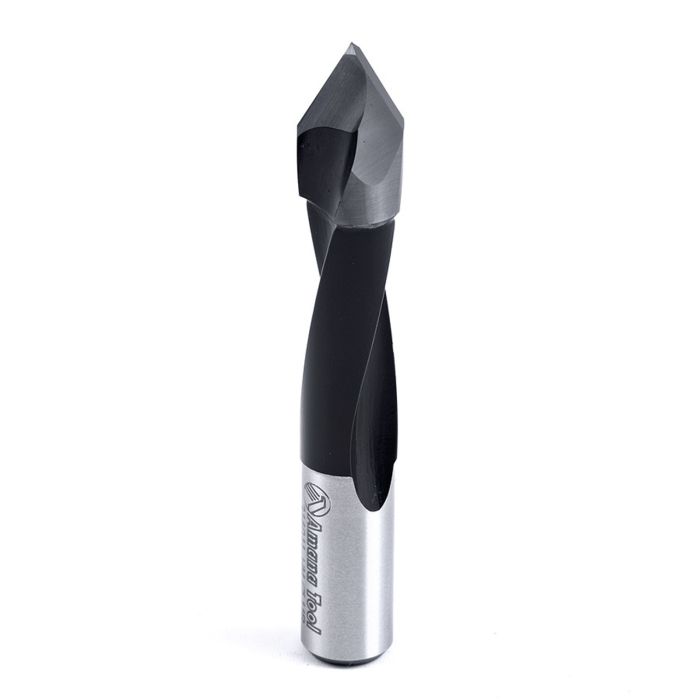 Amana tool 314011 Carbide Tipped Through-Hole Boring Bit R/H 11mm D x 70mm Long x 10mm SHK