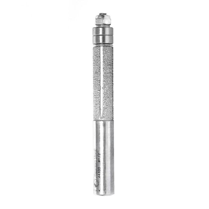 Amana tool 44100 Fiberglass and Carbon Fiber Cutting, Diamond Coated Flush Trim 1/2 D x 1-3/4 CH x 1/2 Inch SHK Router Bit
