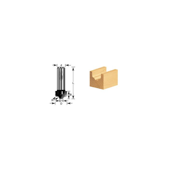 Amana 450-60 TIMBERLINE OGEE PLUNGE BIT
