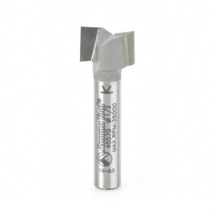 Amana tool 45570 Carbide Tipped Mortising 1/2 D x 5/16 CH x 1/4 Inch SHK Router Bit