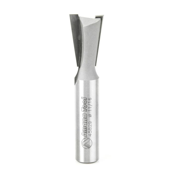 Amana tool 45829 Carbide Tipped Dovetail 8 Deg x 11/16 D x 1.025 CH x 1/2 Inch SHK Router Bit