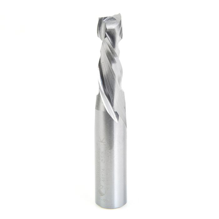 Amana tool 46174 CNC Solid Carbide Compression Spiral 3/8 D x 1 CH x 1/2 SHK x 3 Inch Long Router Bit