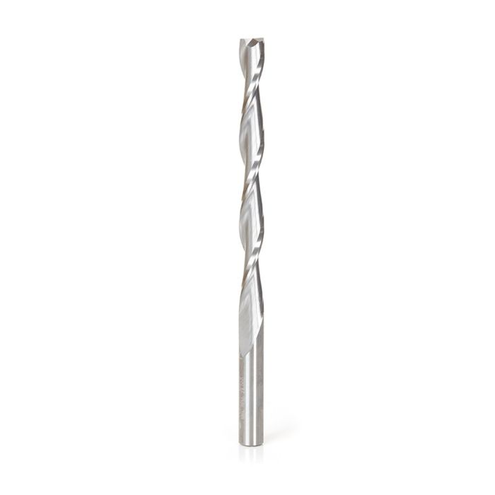 Amana tool 46277 CNC Solid Carbide Foam Cutting Up-Cut Spiral 3/8 Dia x 4 Cut Height x 3/8 Shank x 6 Inch Long Flat Bottom Router Bit