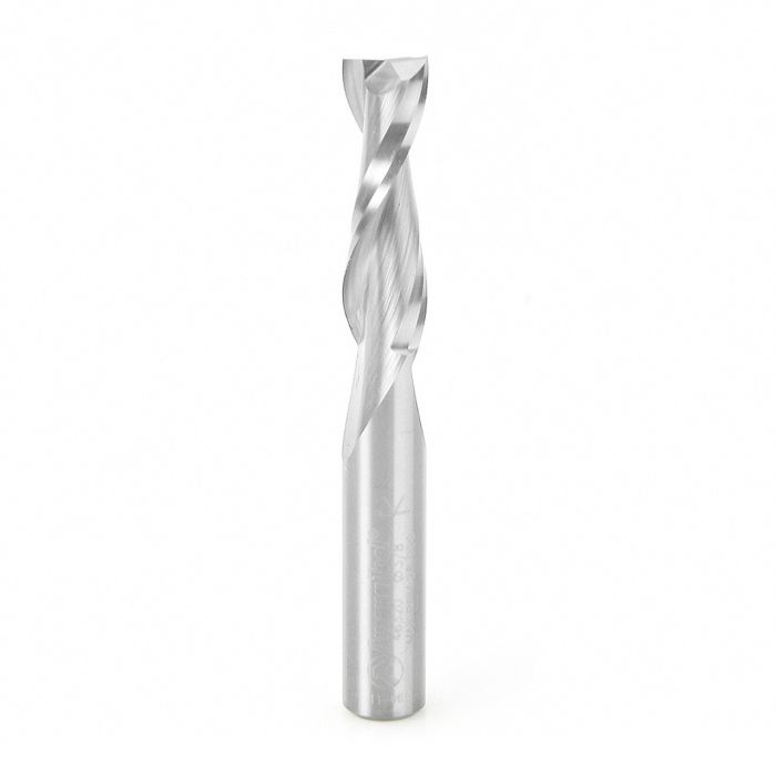 Amana tool 46320 SC Spiral Plunge 3/8 D x 1-1/4 CH x 3/8 SHK x 3 Inch Long 2 Flute Up-Cut Router Bit