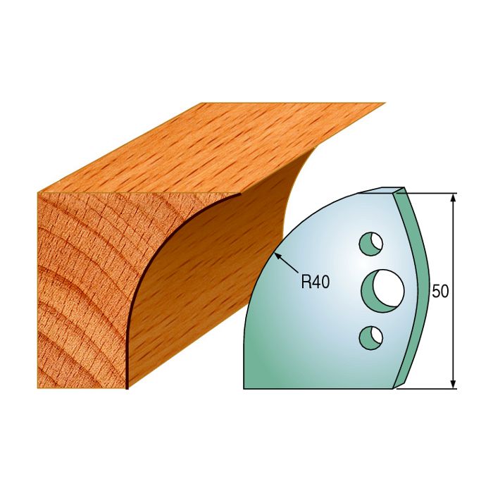 CMT 690.565 Pair of Profiled Knives for Shaper Cutters, 1-31/32-Inch Cutting Length, 5/32-Inch Thickness Shaper Cutter