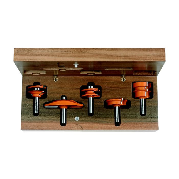 CMT 800.511.11 5-Piece Bevel & Radius Complete Kitchen Set, 1/2-Inch Shank