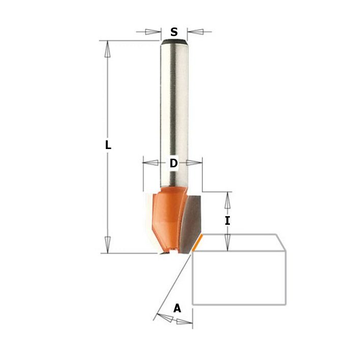 CMT 821.030.11 Combination Trimmer Bit, 0-30