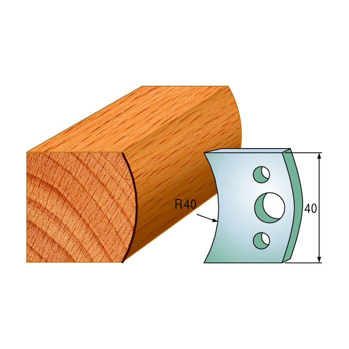 CMT 690.008 Pair of Profiled Knives for Shaper Cutters, 1-37/64-Inch Cutting Length, 5/32-Inch Thickness Shaper Cutter