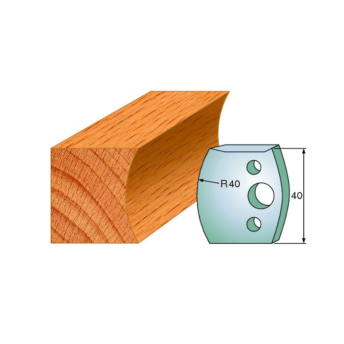 CMT 690.087 Pair of Profiled Knives for Shaper Cutters, 1-37/64-Inch Cutting Length, 5/32-Inch Thickness Shaper Cutter