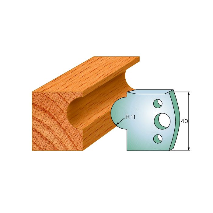 CMT 690.093 Pair of Profiled Knives for Shaper Cutters, 1-37/64-Inch Cutting Length, 5/32-Inch Thickness Shaper Cutter