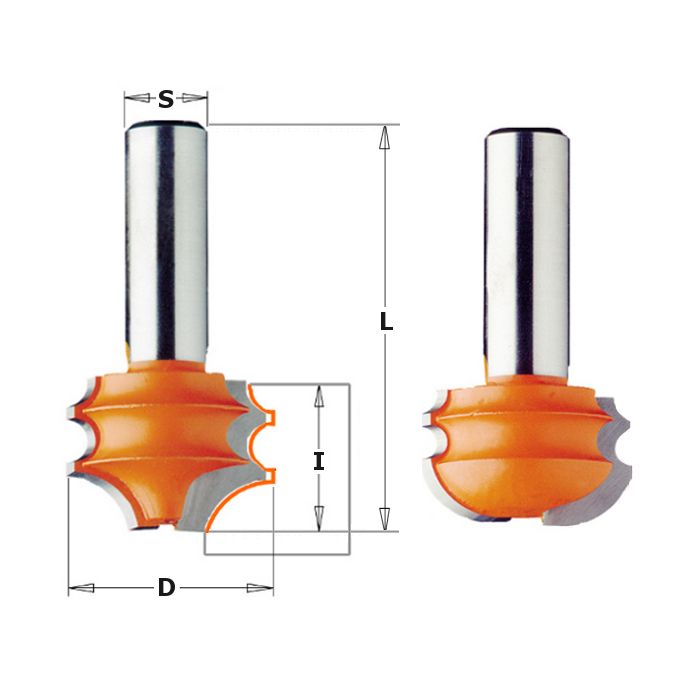 CMT 856.852.11 Molding System, 1-1/4-Inch Diameter, 1/2-Inch Shank
