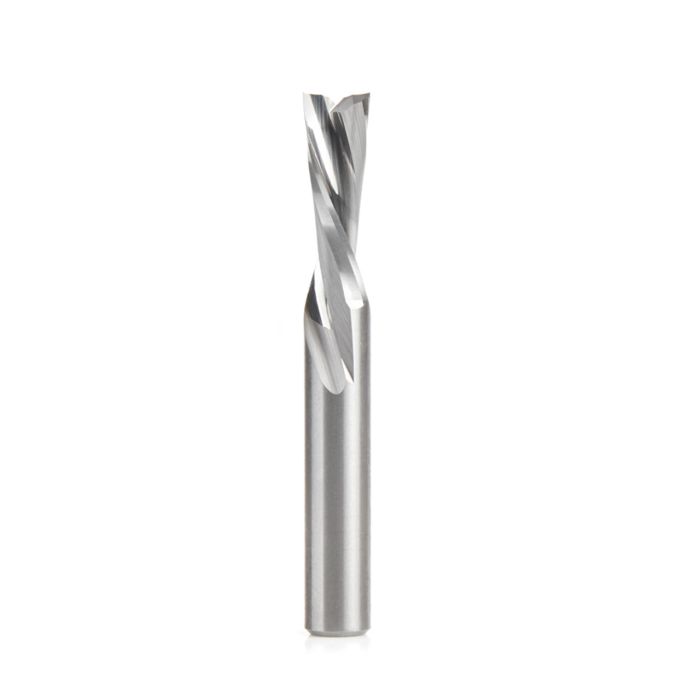 Amana tool 51784 SC CNC Spiral Double O Flute, Plastic Cutting 1/4 Dia x 3/4 CH x 1/4 Shank x 2 Inch Long Down-Cut Router Bit
