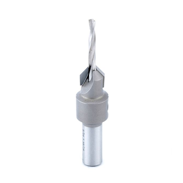 Amana tool 55201 Carbide Tipped Countersink #4 Screw 3/8 D x 7/64 Dril D x 5/16 Round SHK