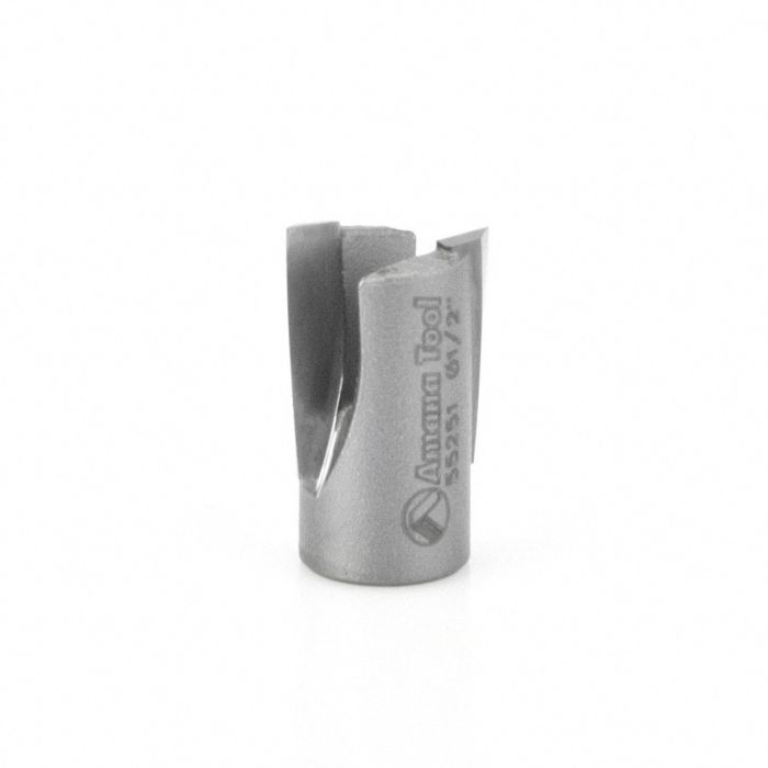 Amana tool 55251 Carbide Tipped Mortising Screw Cutter 1/2 D x 0.605 CH 1/4-28 Thread