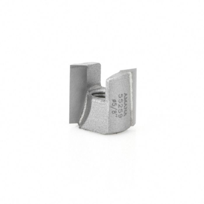 Amana tool 55259 Carbide Tipped Mortising Screw Cutter 5/8 D x 9/16 CH 1/4-28 Thread
