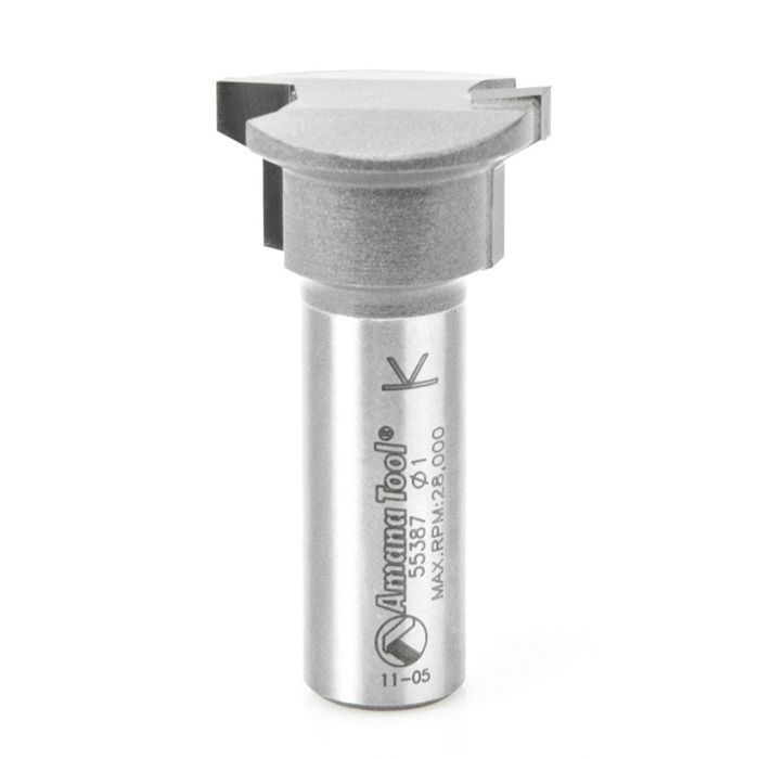 Amana tool 55387 Carbide Tipped Drawer Lock 1 Inch D x 1/2 CH x 1/2 SHK Router Bit