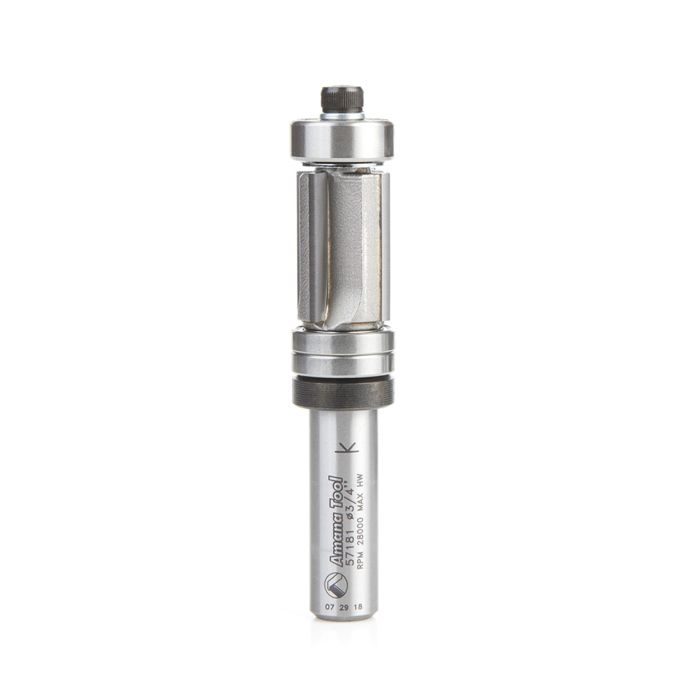 Amana tool 57180 Carbide Tipped Multi-Trimmer 1/2 D x 1 Inch CH x 1/4 SHK x 3-Flute Router Bit