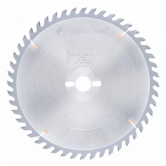 Amana tool 612480-30 Carbide Tipped General Purpose 12 Inch D x 48T ATB, 15 Deg, 30MM Bore, Circular saw Blade