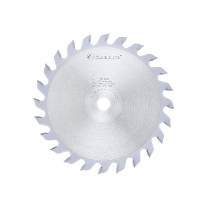 Amana tool 61365 Carbide Tipped Groover 8 Inch D x 24T FT, 12 Deg, 5/8 Bore for Table Saws