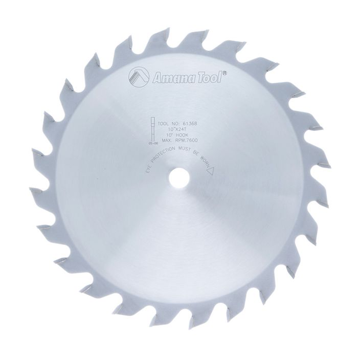 Amana tool 61368 Carbide Tipped Groover 10 Inch D x 24T FT, 12 Deg, 5/8 Bore for Table Saws