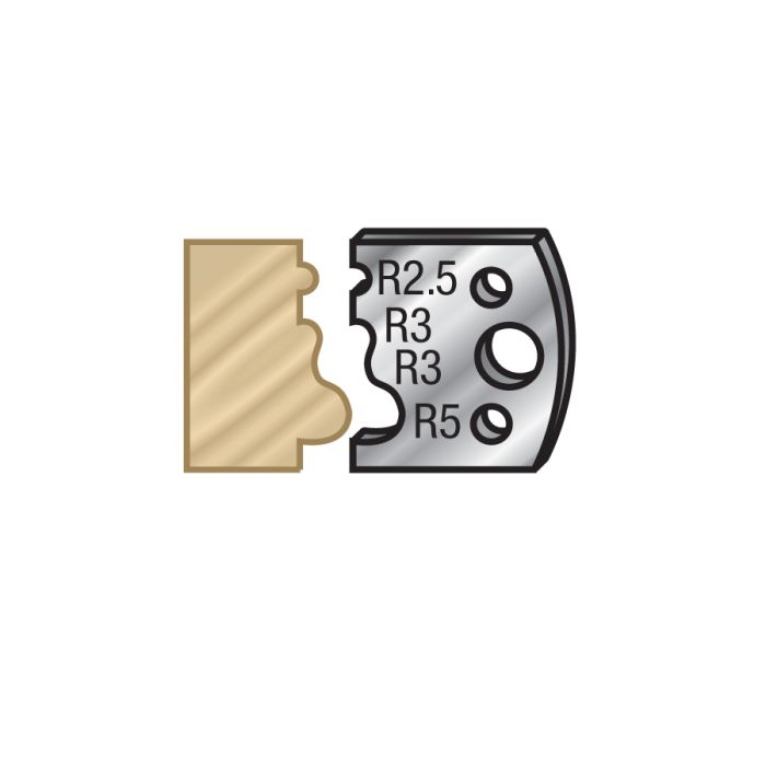 Amana 64F033 PAIR 40MM SHAPER KNIVES #F33