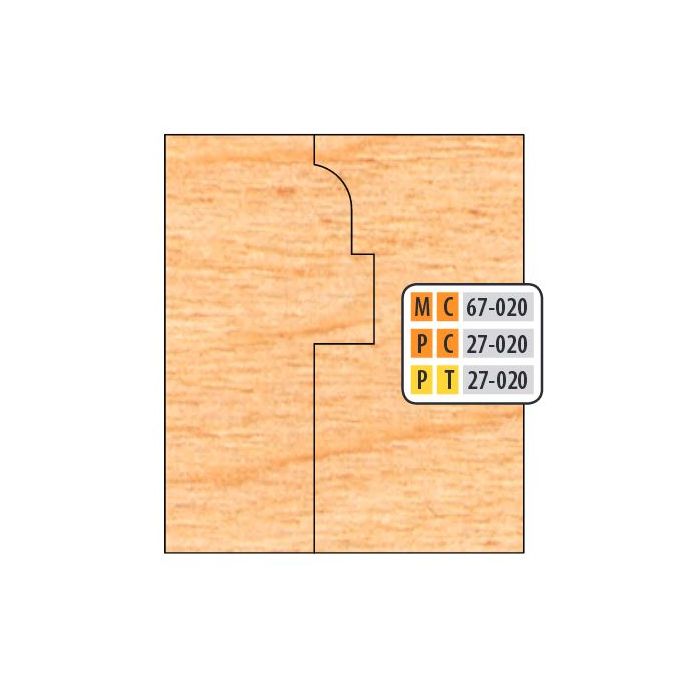 FREEBORN MT-67-020 T-Alloy Window Sash Shaper Cutter