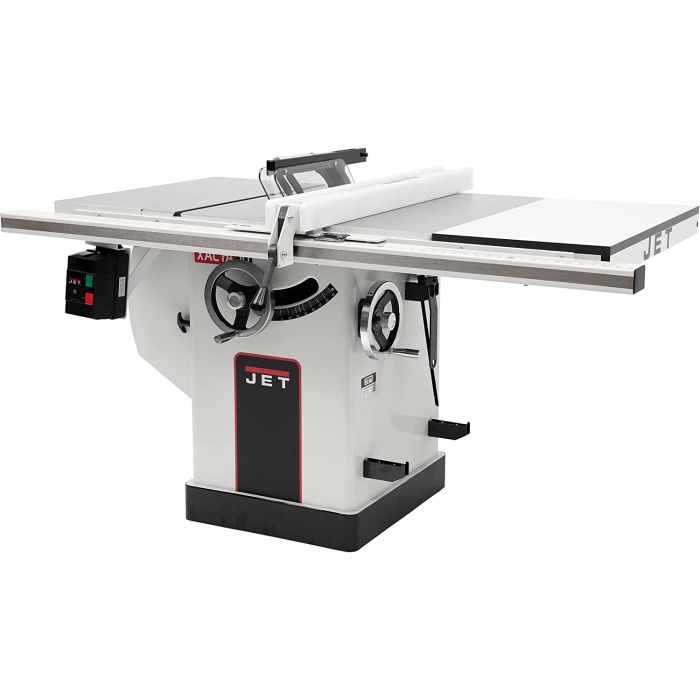 JET 10-Inch XACTA Cabinet Saw, 30-Inch Rip, 3HP, 1Ph 230V (708674PK) 