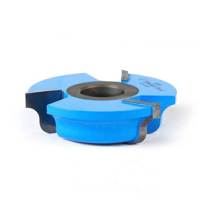 Amana tool 906 Carbide Tipped 3-Wing Matched/Reversible Ogee 1/4 R x 2-5/8 D x 3/4 CH x 1/2 & 3/4 Bore Shaper Cutter