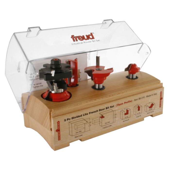 FREUD - 98-318 5pc FRENCH DOOR BIT SET