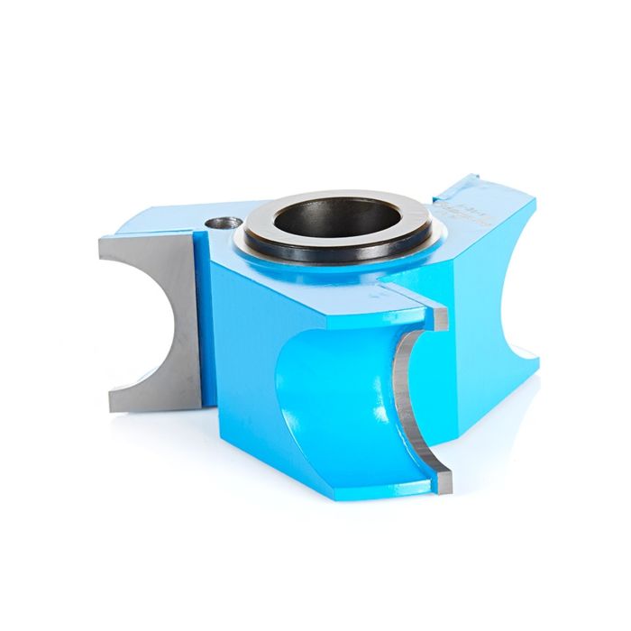 Amana tool A-29-109 Carbide Tipped 3-Wing Heavy-Duty Bead 9/16 R x 3-7/8 D x 1-1/2 CH x 1-1/4 Bore Shaper Cutter