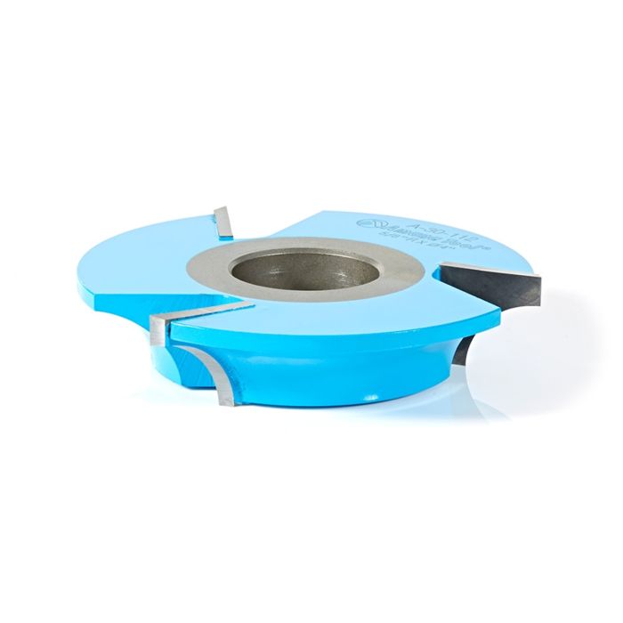 Amana tool A-30-112 Carbide Tipped 3-Wing Heavy-Duty Corner Round 5/8 R x 4 D x 7/8 CH x 1-1/4 Bore Shaper Cutter