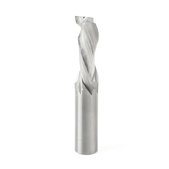 Amana 46326 CNC Solid Carbide Compression Spiral for Solid Wood 1/2 Dia x 7/8  x 1/2 Shank x 3 Inch Long Single Flute Router Bit