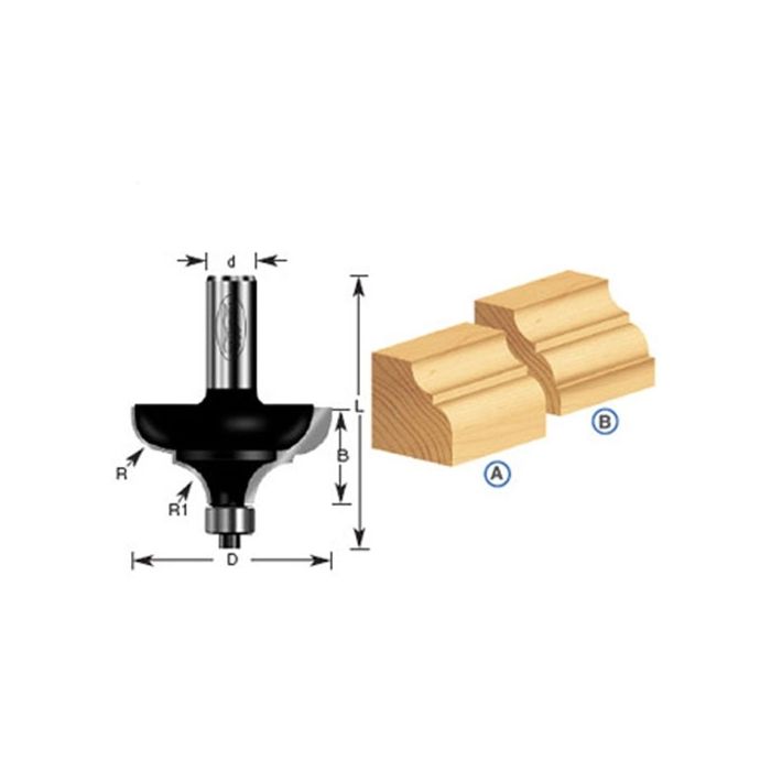 Amana 400-14 TIMBERLINE CLASSICAL OGEE 1/4S