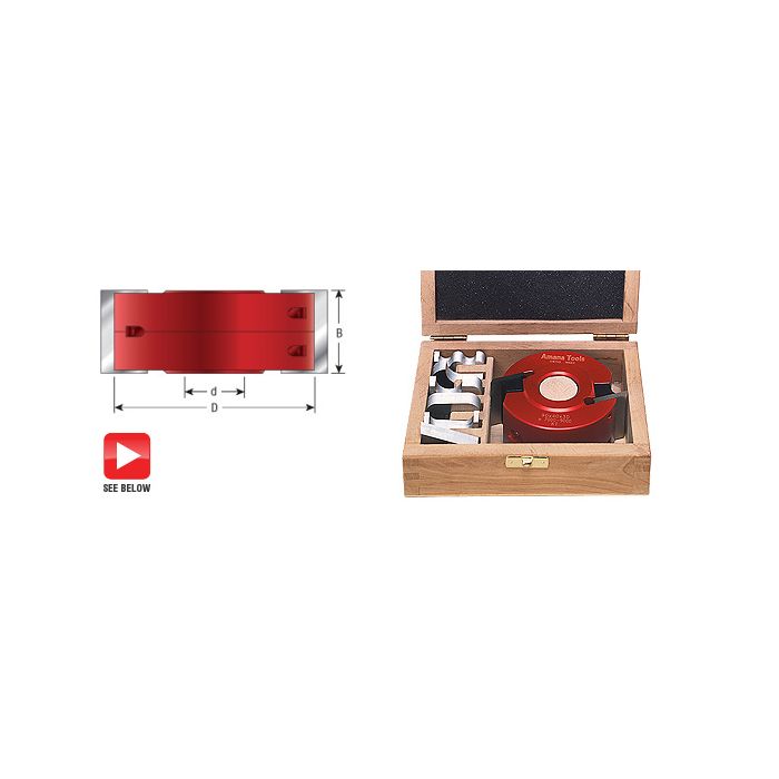 Amana SCS-1000 PROFILE-PRO 88MM 1" BORE SET