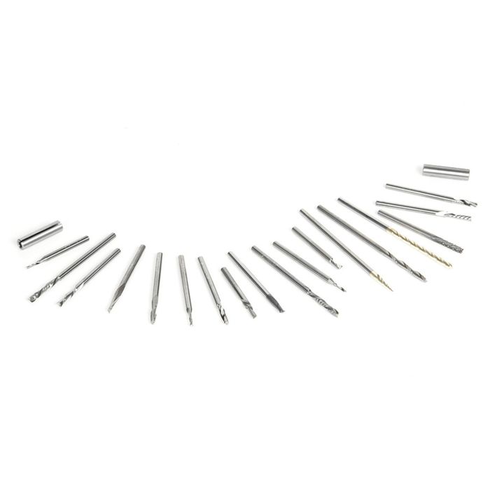 Amana tool AMS-173 Specialty 18-Pc 1/8 Inch Shank Multi-Material CNC Router Bit Colection