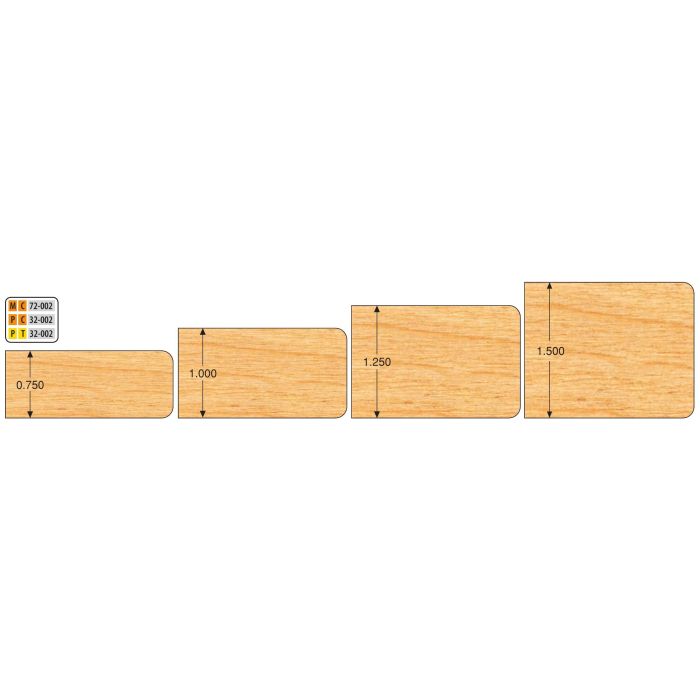 1-1/4 Bore T-alloy 4-Piece Expandable Double Easing Set Freeborn