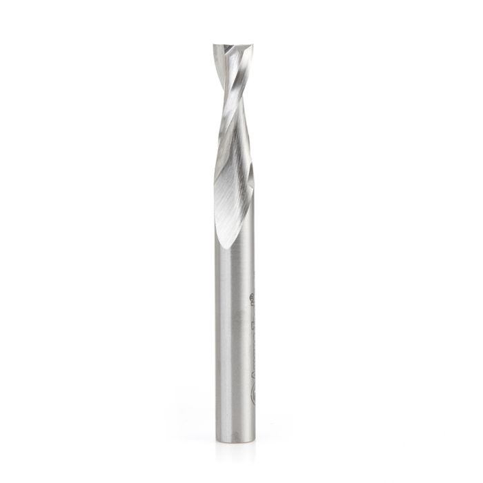 Amana tool HSS1639 HSS Spiral Aluminum Cutting Double Flute Up-Cut 5/16 D x 1 CH x 5/16 SHK 3 Inch Long Router Bit