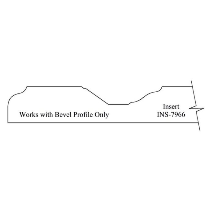 Vortex Tool INS-7966 RAISED PANEL INSERTS