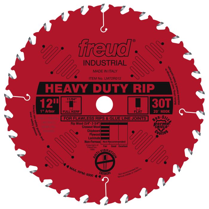 Freud LM72R012 12" Heavy-Duty Rip Blade