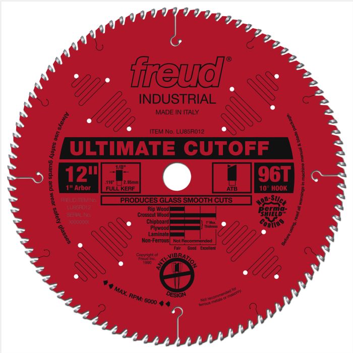 Freud LU85R012 12" Ultimate Cut-Off Blade