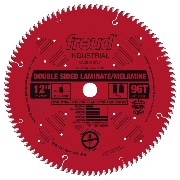 Freud LU97R012 12" Double Sided Laminate/Melamine Blade